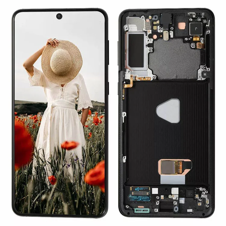 Samsung Galaxy S21 Plus LCD ekran sensoru ekran montajı dəyişdirmə